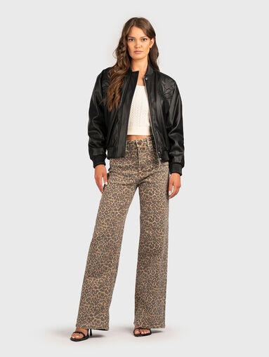 Animal print jeans - 5