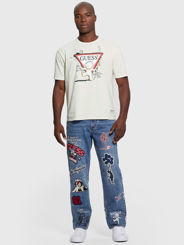 T-shirt with art print - 2