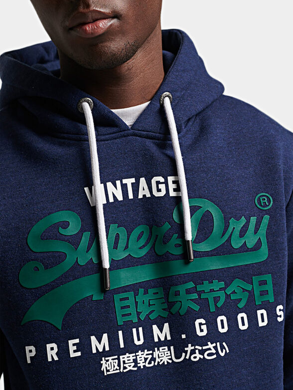 Sweatshirt in blue color - 3
