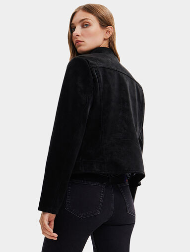 LAS VEGAS black suede-effect jacket - 3