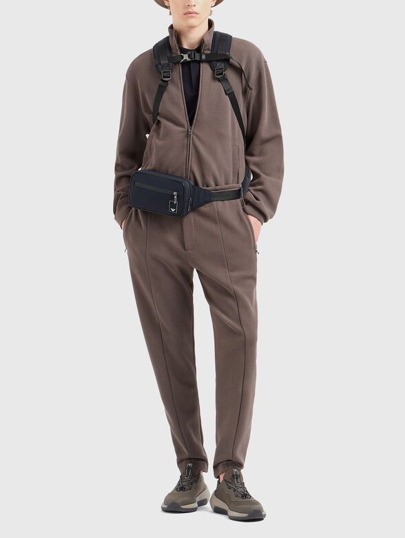 Cotton polo shirt with short sleeves - 2