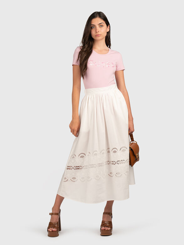 T-shirt with appliqued sequins - 2