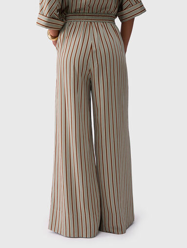Stripe trousers wide-leg - 3