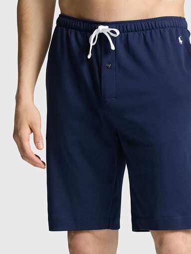 Two-piece pyjamas in dark blue - 4