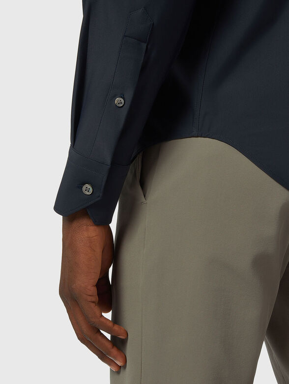 Shirt with oval hem  - 4