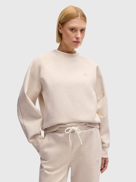 EVRENI cotton sweatshirt with logo - 1
