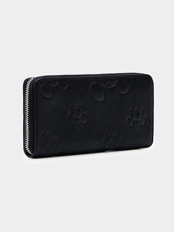 Black purse with Mickey Mouse print - 3