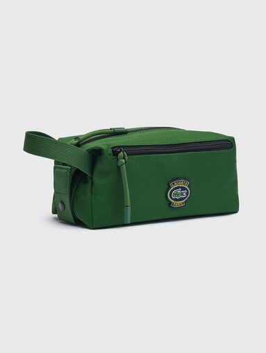 Green carrying case with logo detail - 2