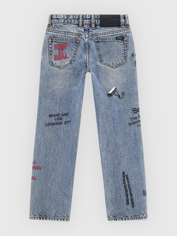 CARPENTER jeans with print - 2
