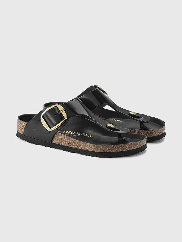 GIZEH genuine leather slippers - 2