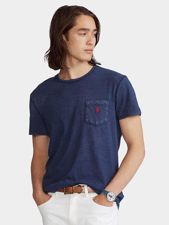 Тениска с джоб - 1