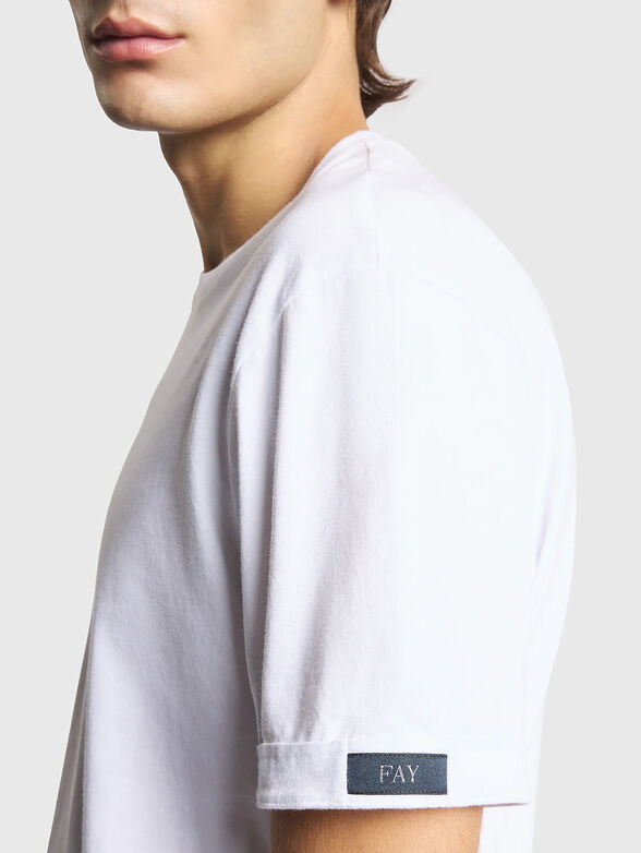 Cotton T-shirt with logo detail - 4