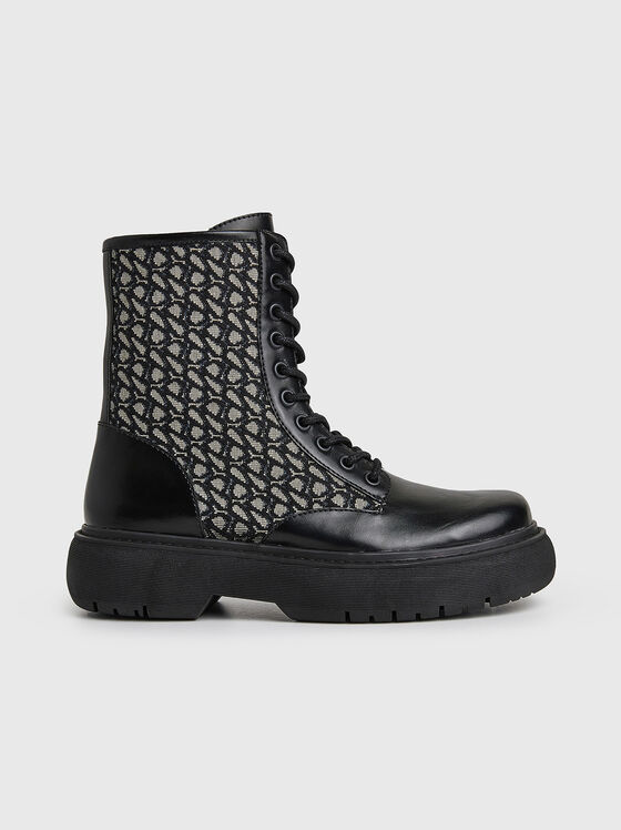 YOKO JACQUARD black boots - 1
