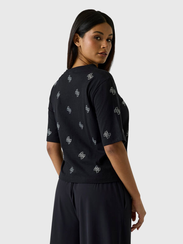 4G rhinestones t-shirt - 2