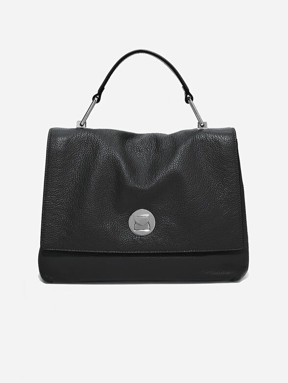 LIYA Leather handbag with silver details - 1