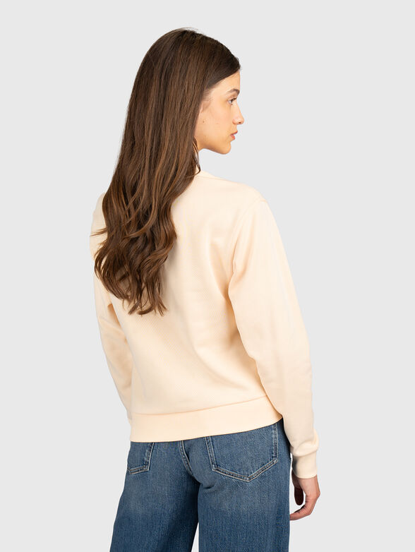 Sweatshirt with a triangular logo and rhinestones - 3