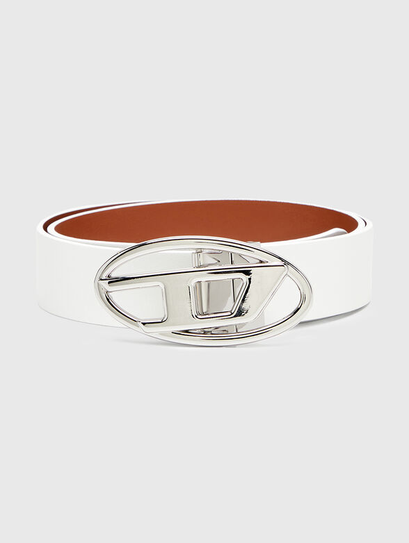 D LOGO B-1DR W REV II 30 leather belt - 1