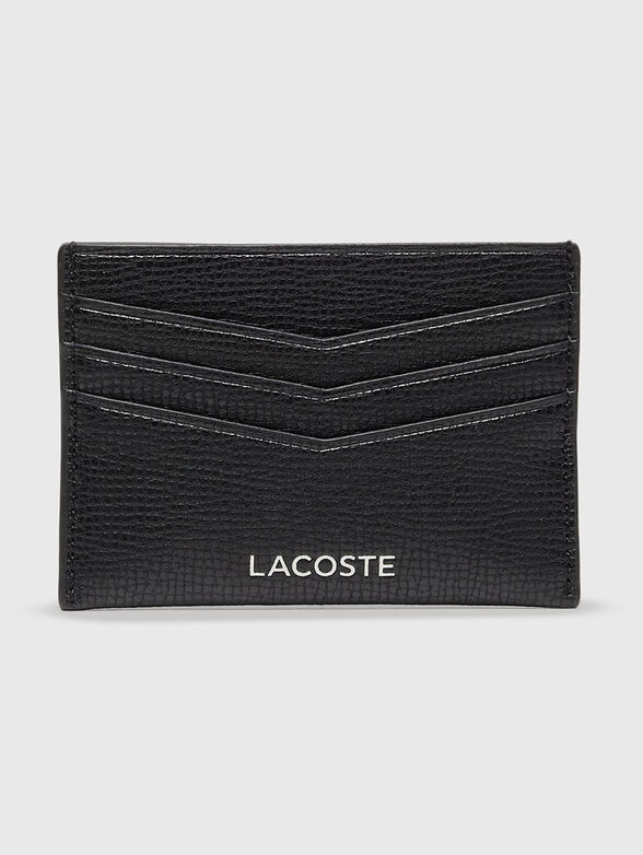 Leather cardholder with logo - 2