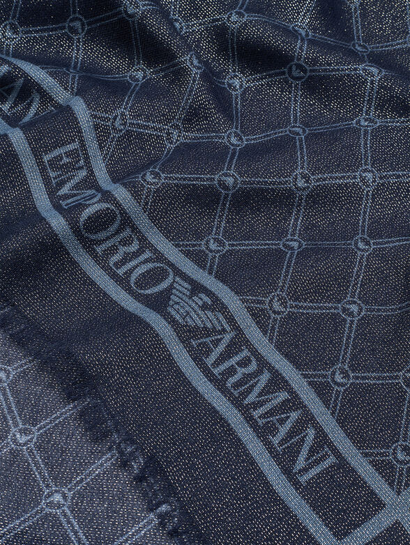 Scarf with monogram print - 2