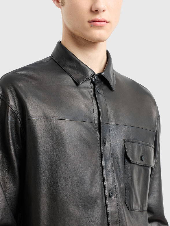 Leather shirt - 4