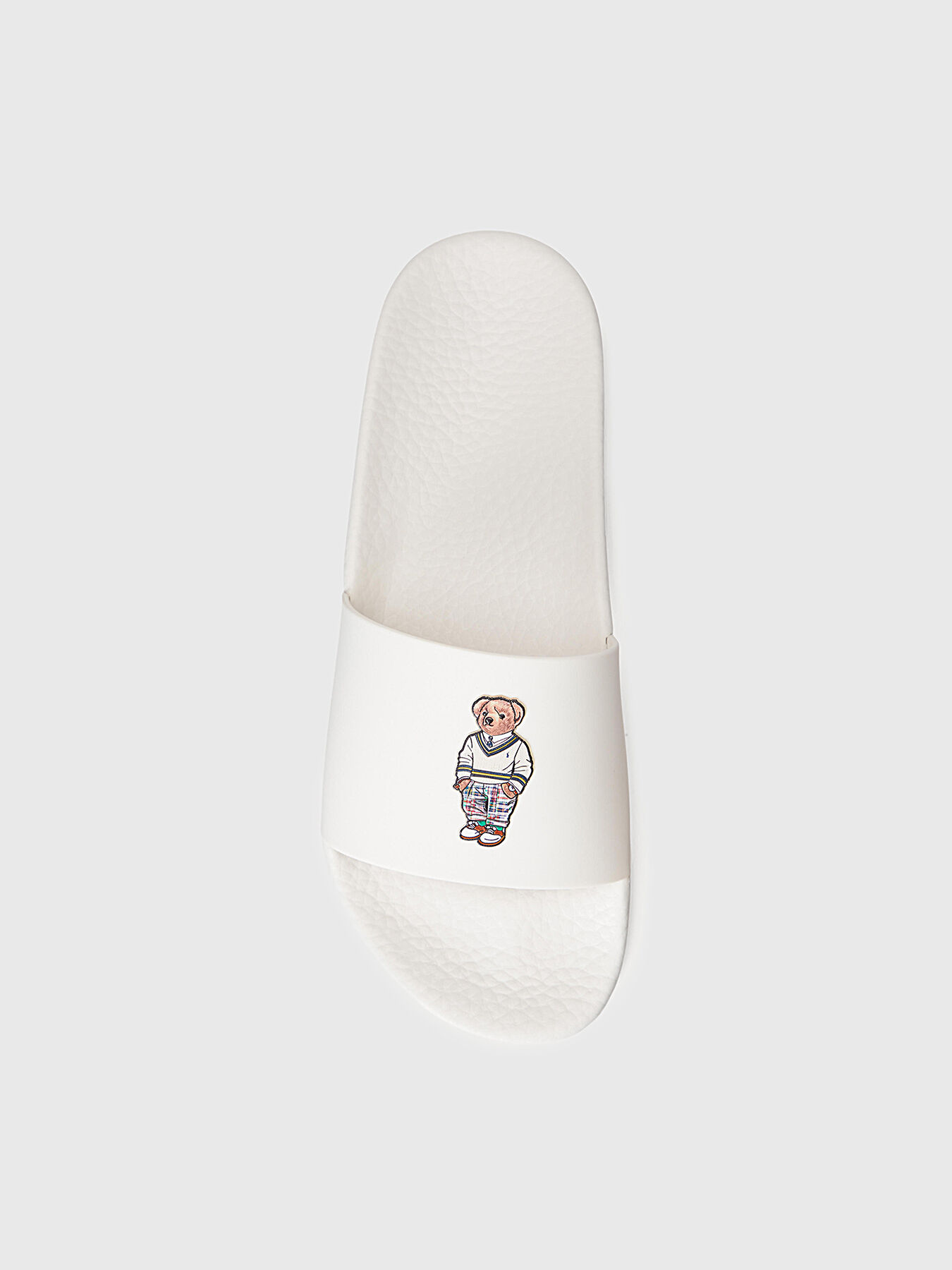 White beach shoes with Polo Bear detail brand POLO RALPH LAUREN Globalbrandsstore en