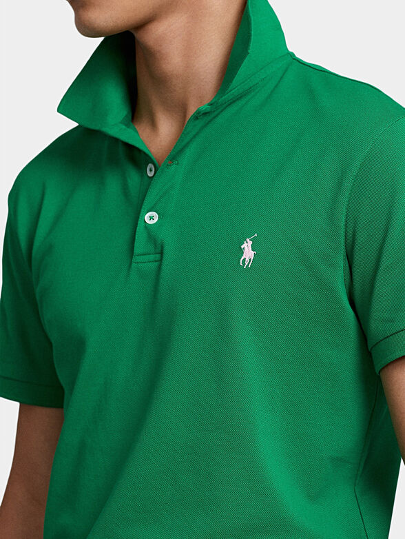 Polo shirt with logo embroidery - 3