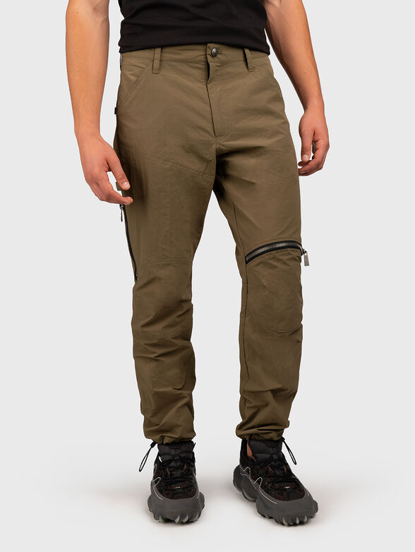 Trousers with accent zips - 1
