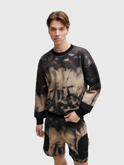 DAUTUMNAS sweatshirt with print and zippers