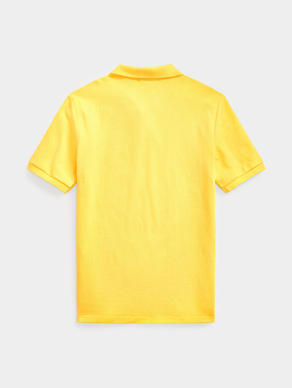 Yellow Polo shirt with logo embroidery - 2