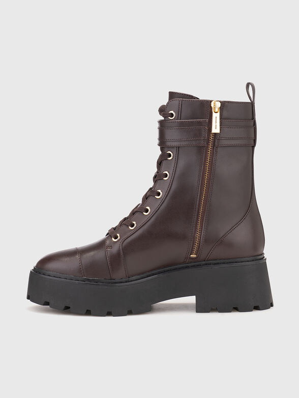 MANDY leather lace up boots - 4