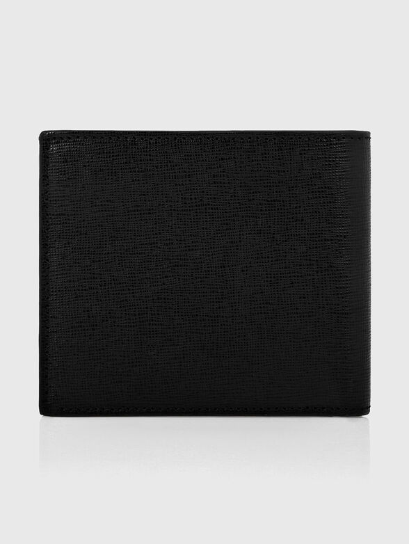 Leather wallet with gothic accent - 1