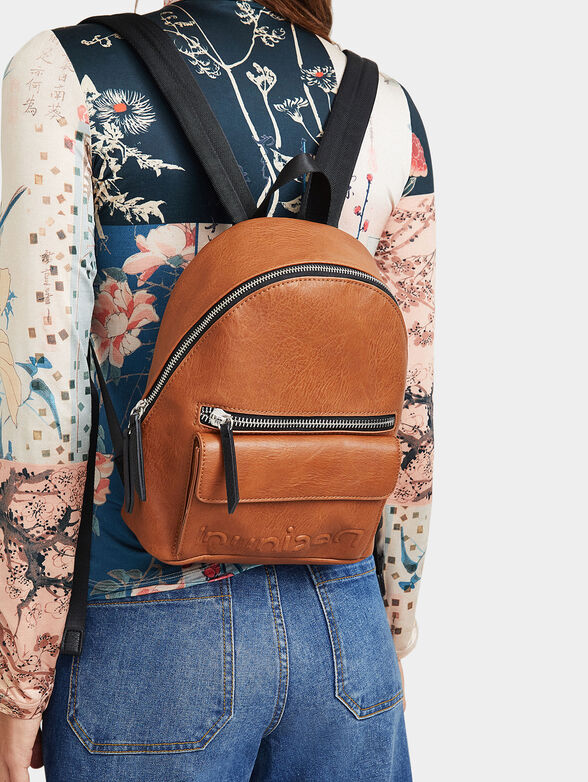 Black backpack with logo - 6