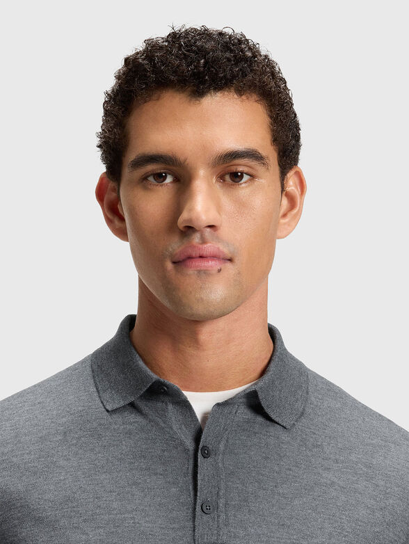 LANCIONE slim-fit wool sweater - 4