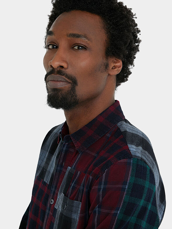 SERGIO Shirt with patchwork effect - 3
