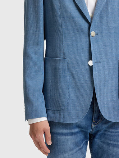 P-HANRY slim wool blend jacket - 5