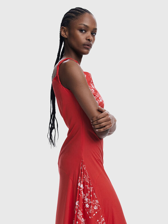 Midi dress with print - 4