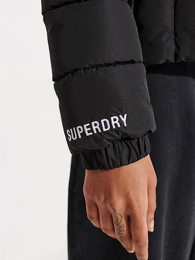 Hooded puffer jacket - 5