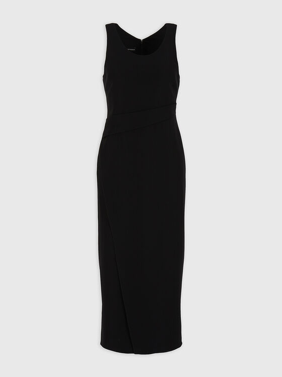 Midi dress with oval neckline - 1