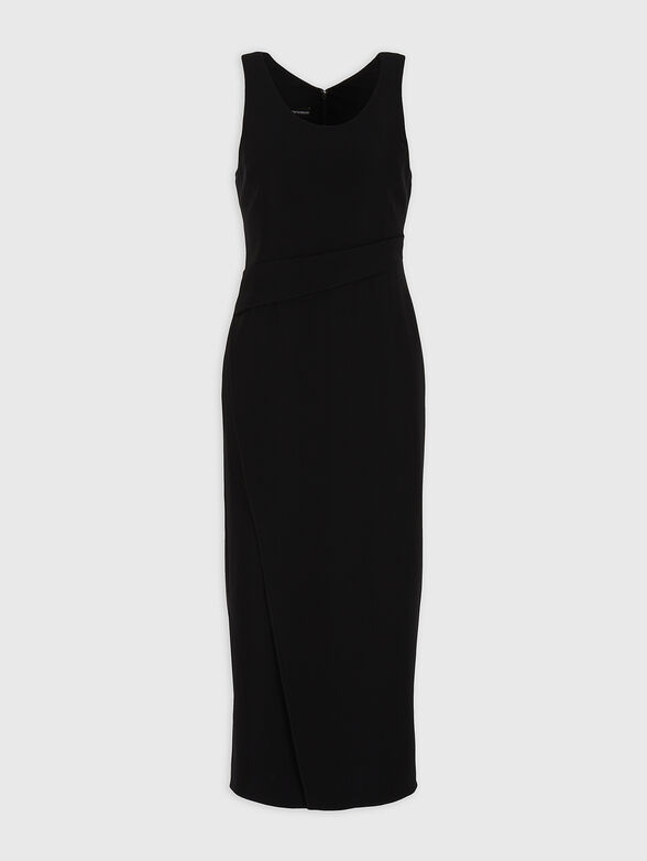 Midi dress with oval neckline - 1