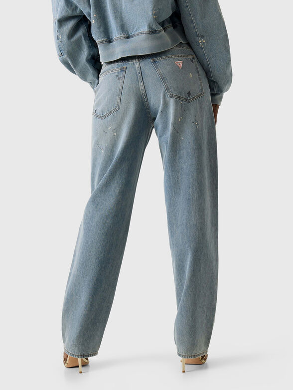 RELAXED BARREL jeans with accent splashes - 2