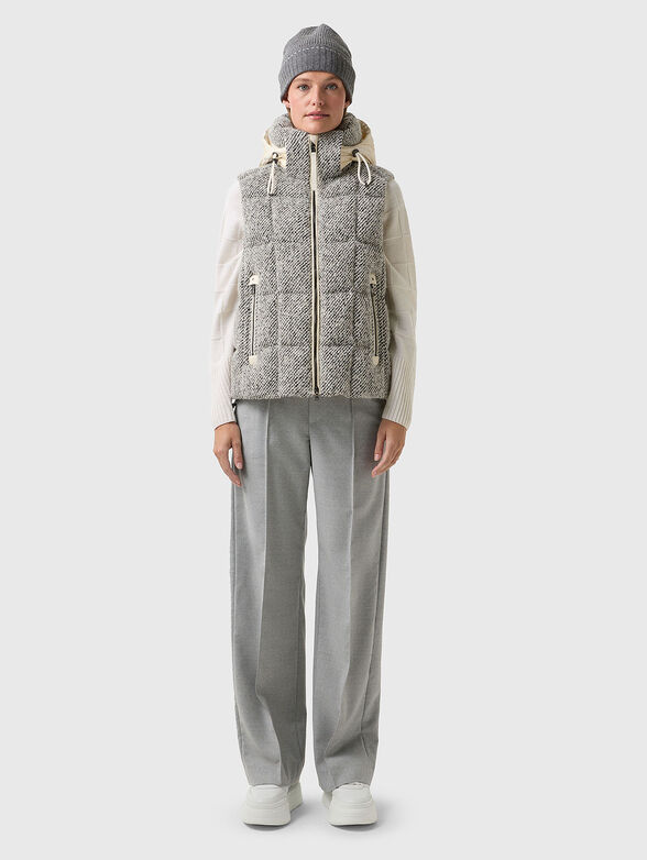 FALKA wool and silk vest - 2
