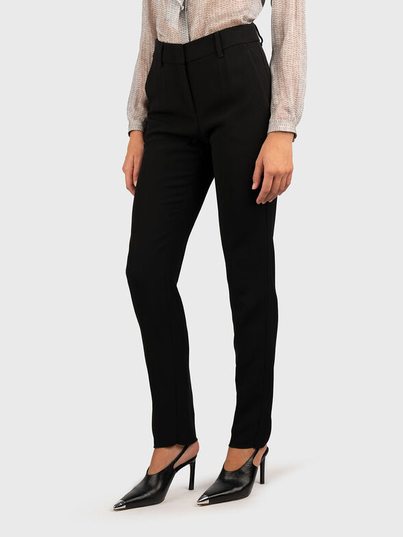 High waisted slim trousers - 1