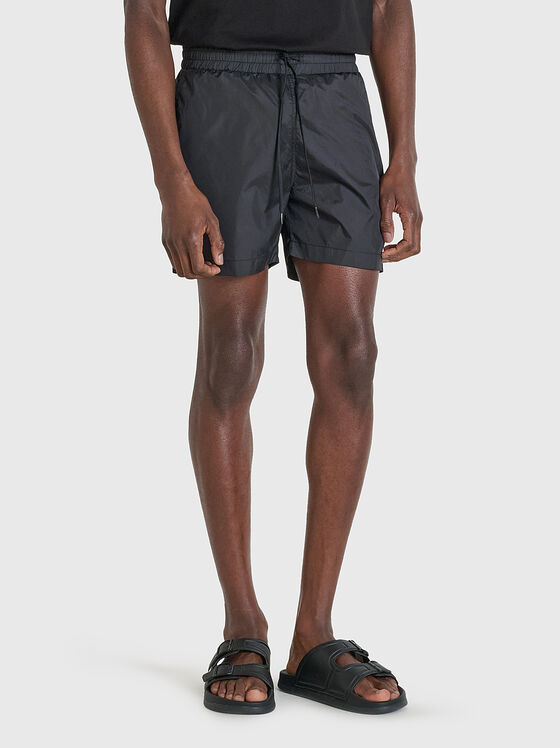 Плажни шорти с гумирано лого - 1