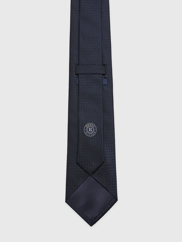 Textured silk tie  - 2