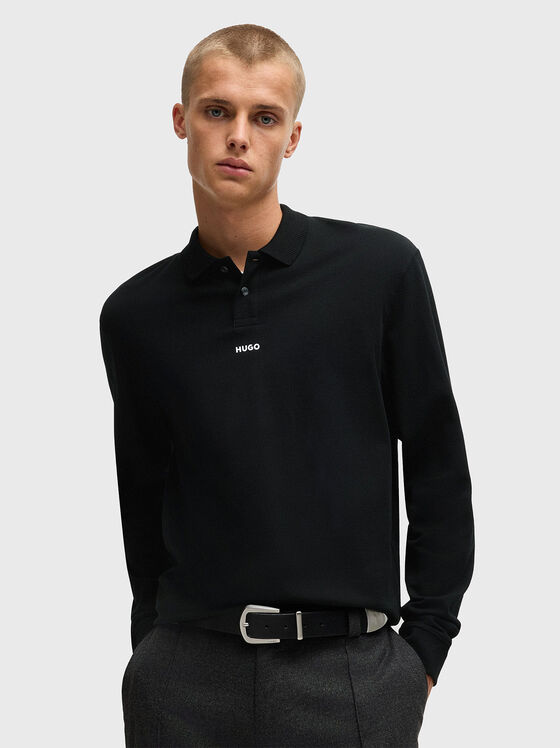 Поло-шърт DERRYO с дълъг ръкав - 1