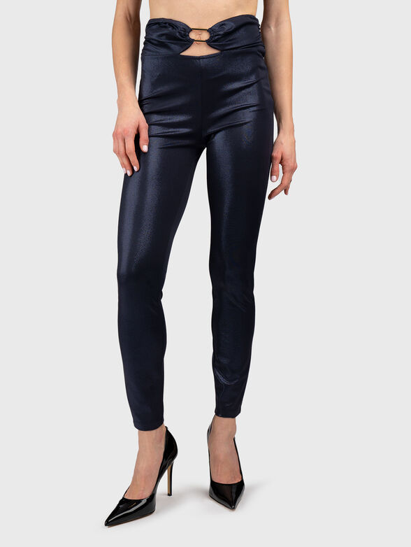 Leggings with waist accent - 1