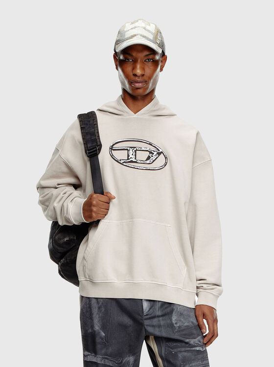 S-BOXT-HOOD-Q7 dark hooded sweatshirt  - 1