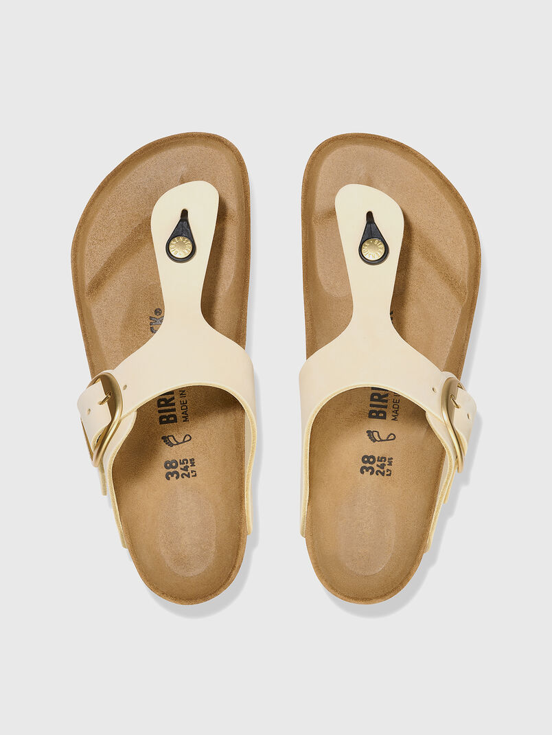 GIZEH slippers in ecru - 3