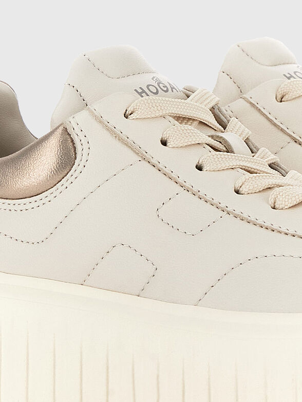 Genuine leather sneakers - 5