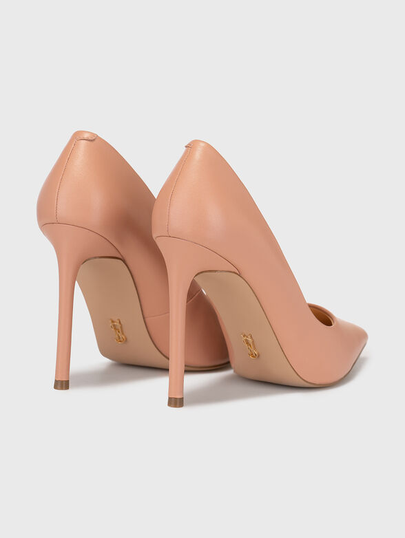 VAZE high-heeled shoes in beige color - 3